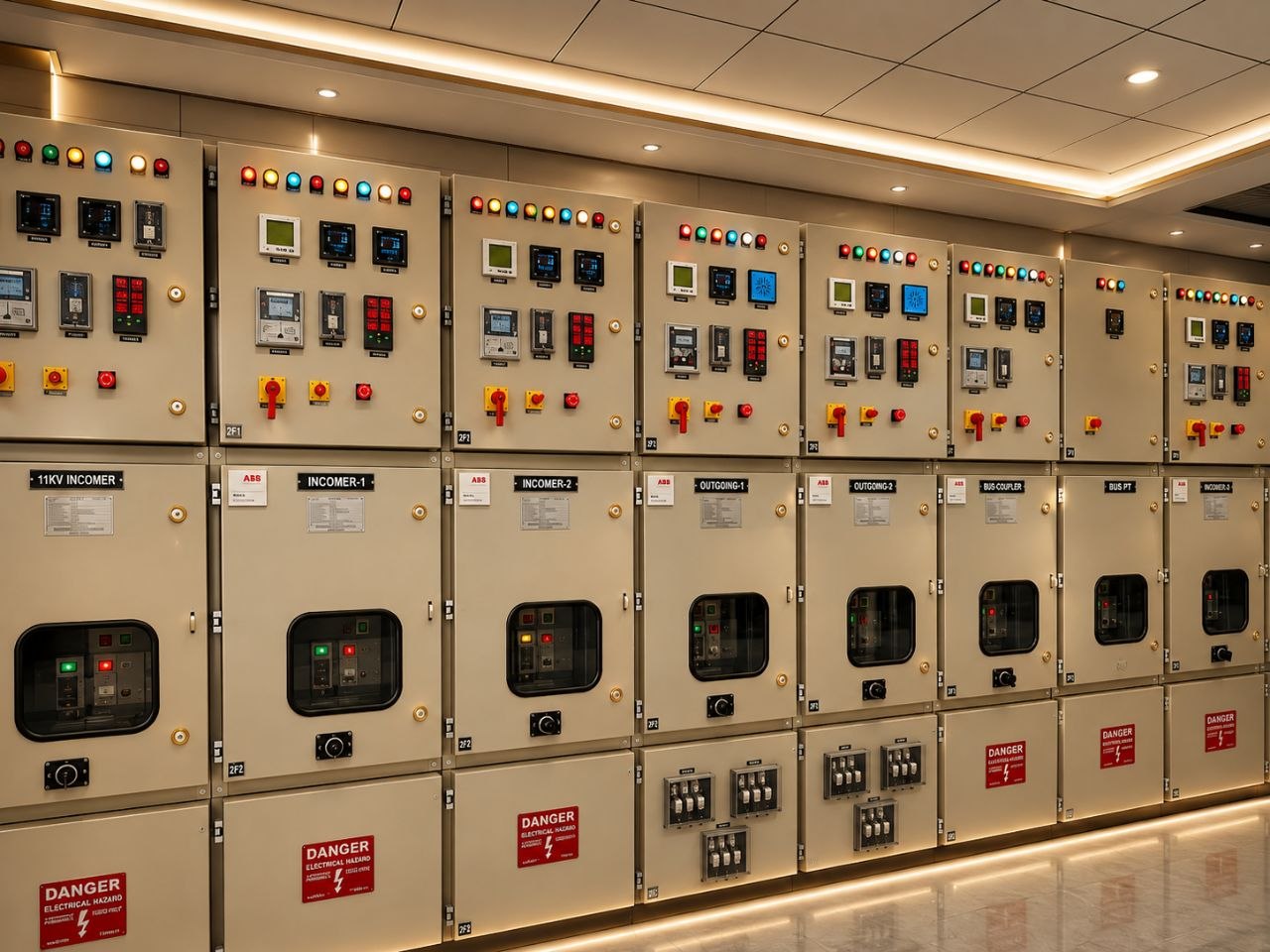 11 kV VCB protection and control panels